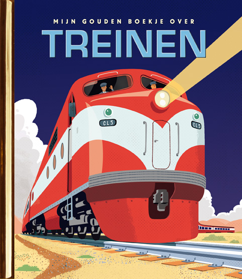Omslag van Mijn Gouden Boekje over treinen