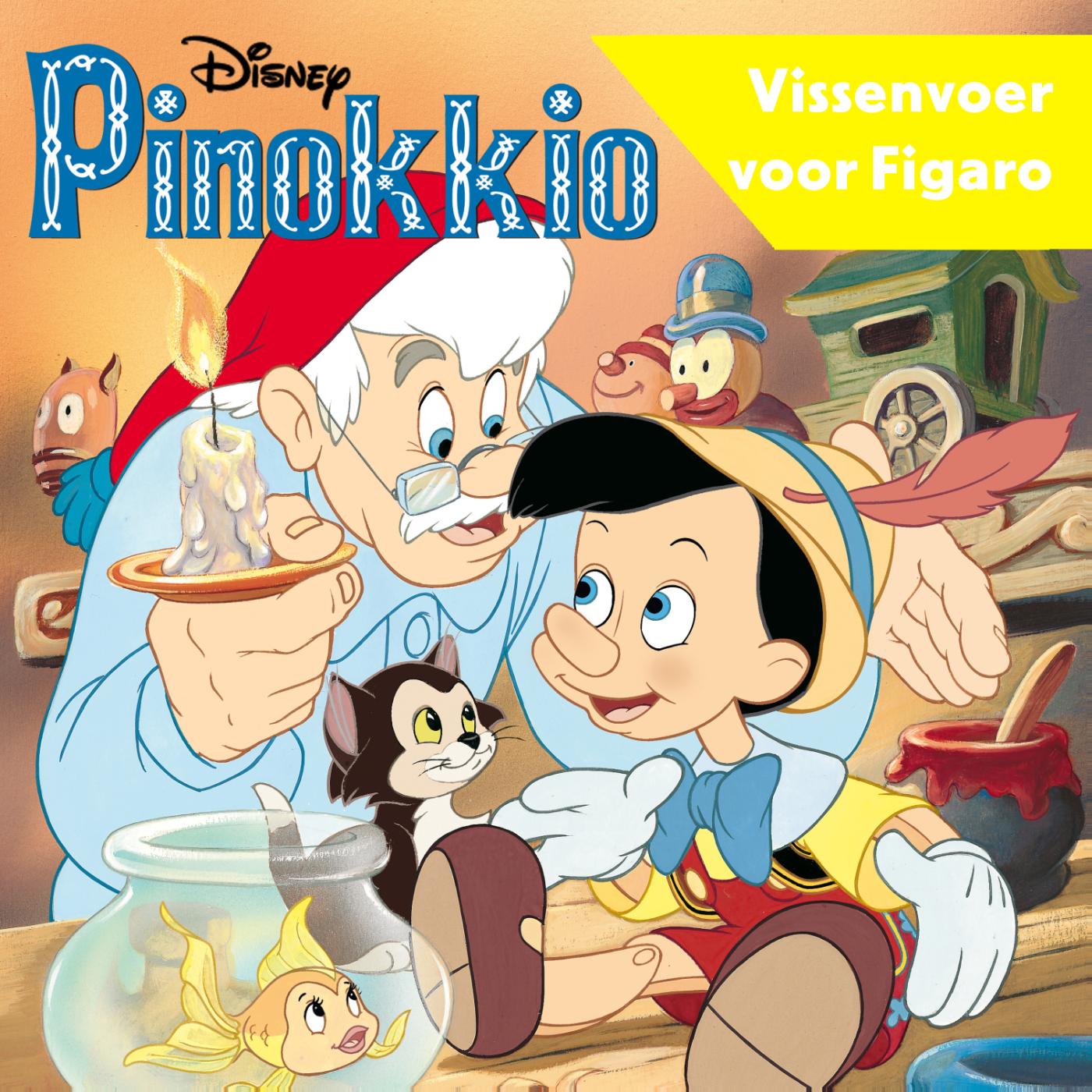 Omslag van Disney's Pinokkio - Vissenvoer voor Figaro