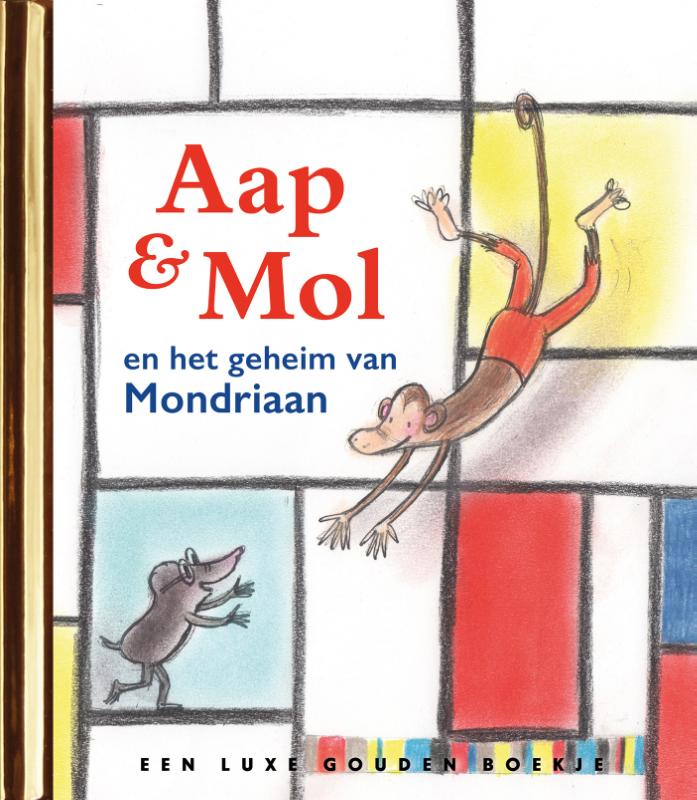 Omslag van Aap en Mol en het geheim van Mondriaan