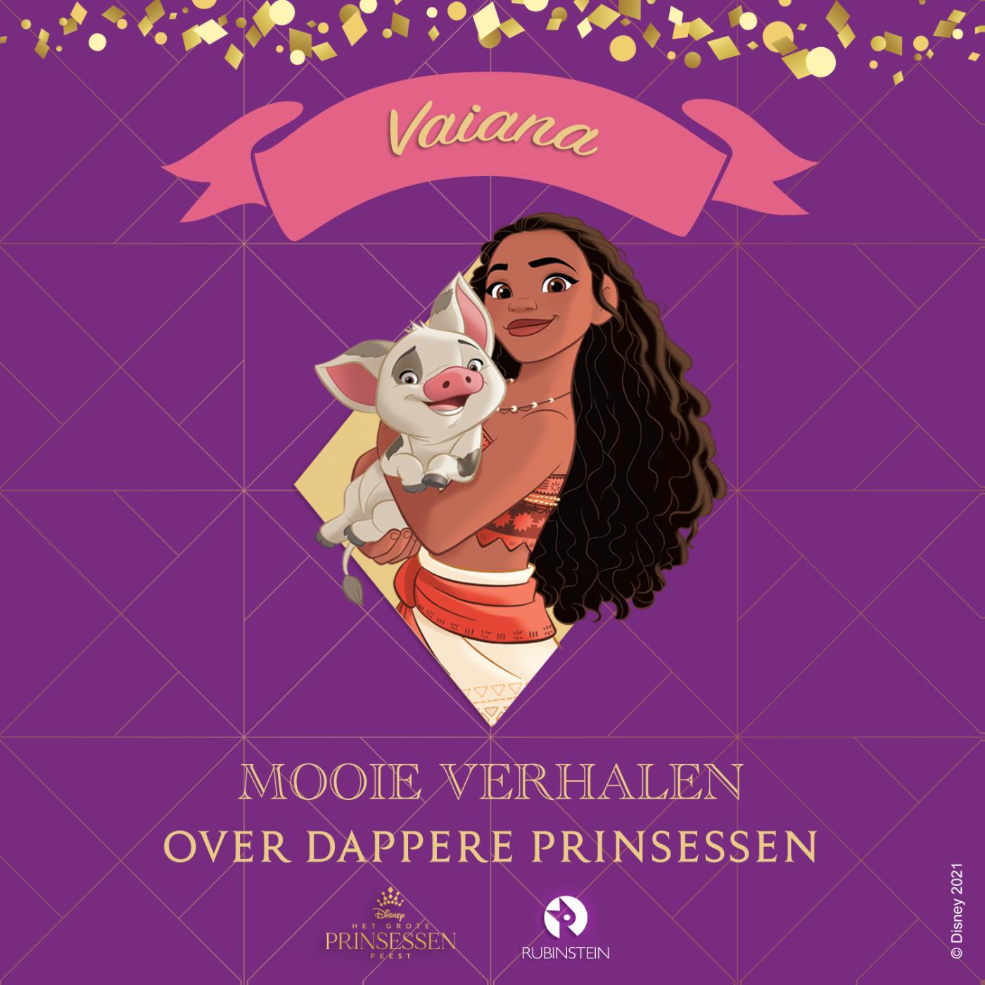Omslag van Mooie verhalen over dappere Prinsessen - Vaiana