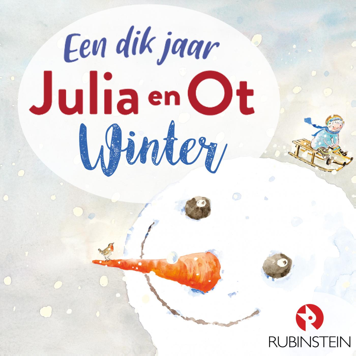 Omslag van Een dik jaar Julia en Ot - winter