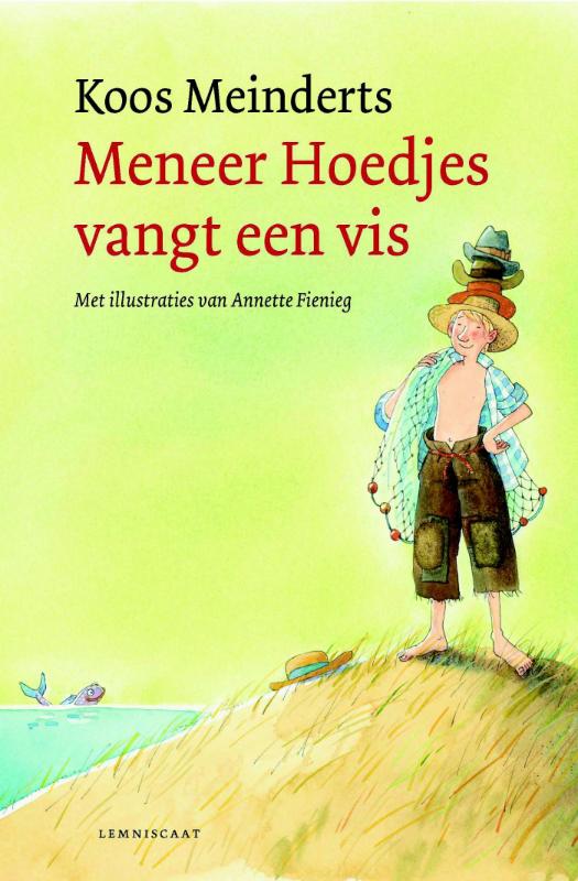 Omslag van Meneer Hoedjes vangt een vis