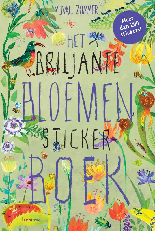 Omslag van Het Briljante Bloemen Boek Stickerboek