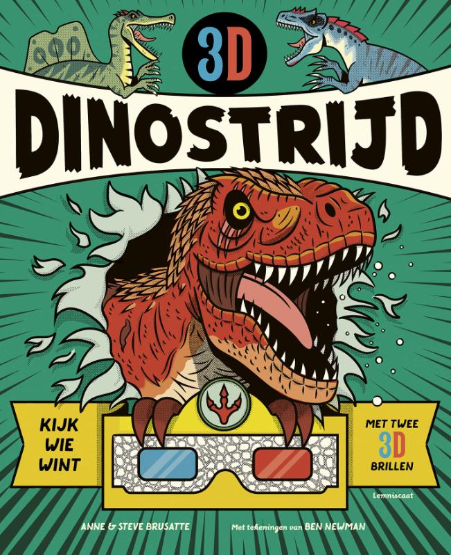 Omslag van 3D Dinostrijd