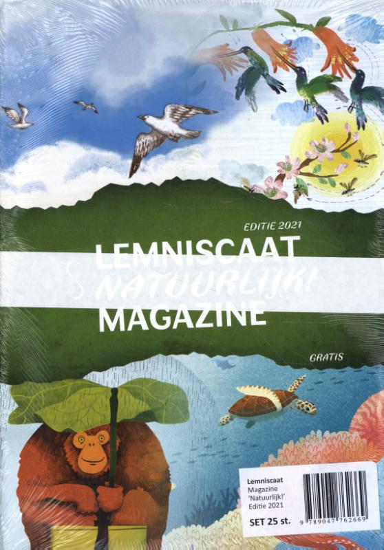 Omslag van Lemniscaat Natuurlijk Magazine 2021 (pakket 25 exemplaren)