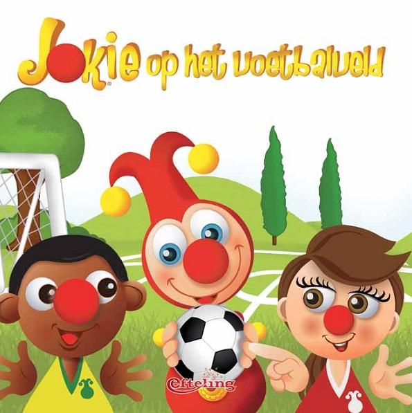 Omslag van Jokie op het voetbalveld