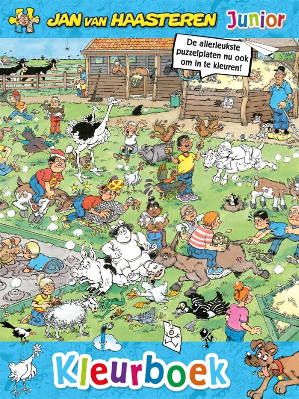 Omslag van Jan van Haasteren Junior kleurboek