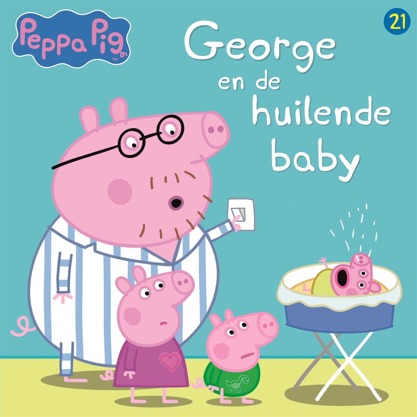 Omslag van George en de huilende baby