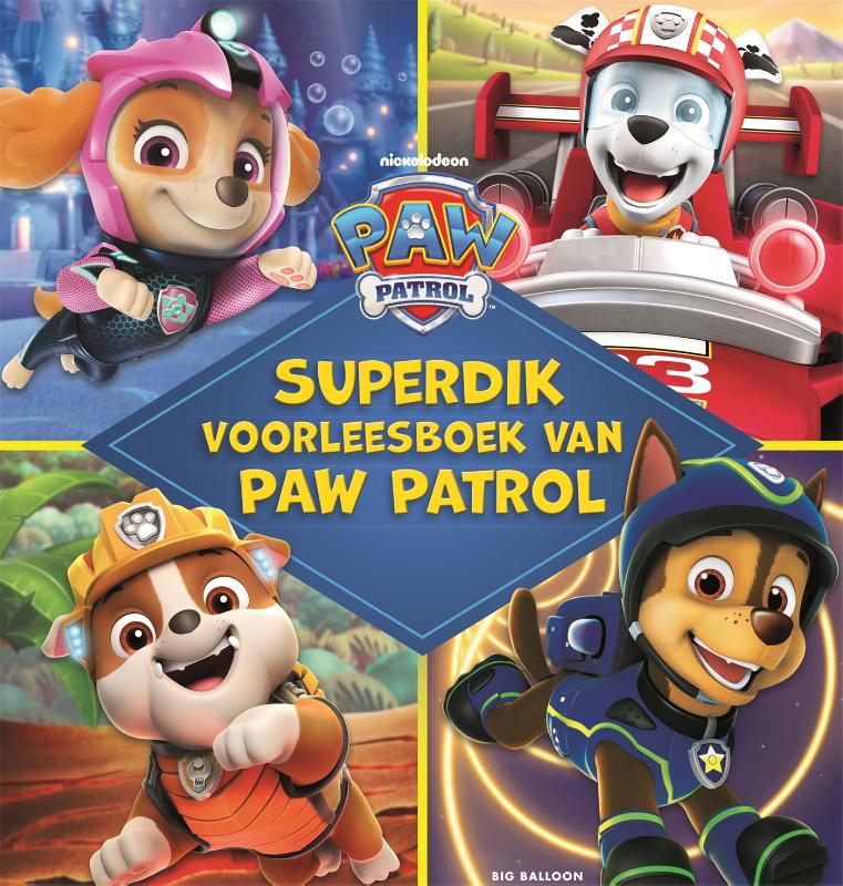 Omslag van Superdik voorleesboek van PAW Patrol