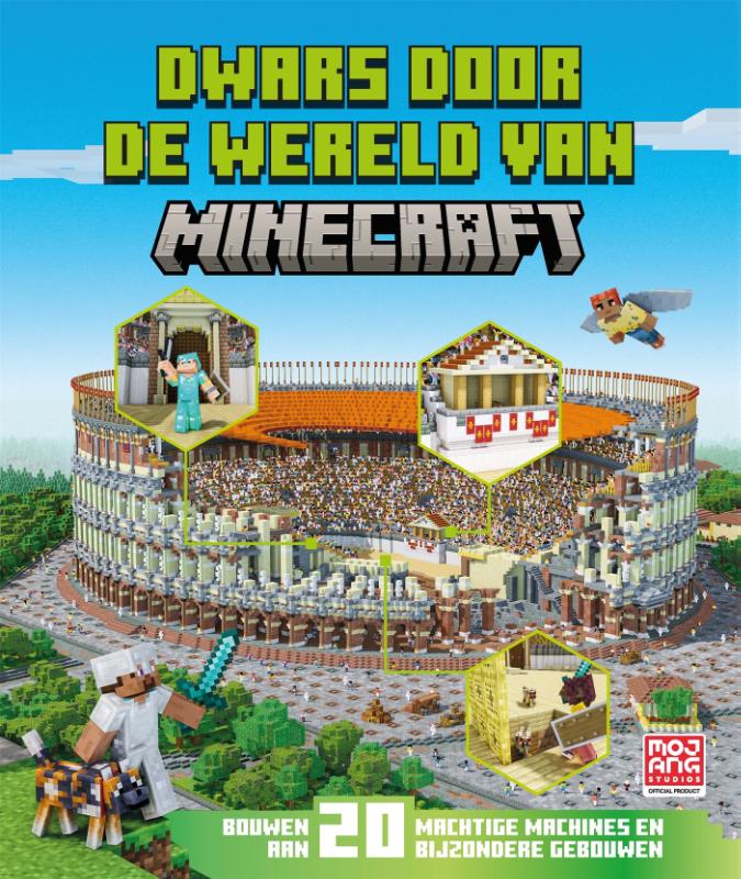 Omslag van Dwars door de wereld van Minecraft