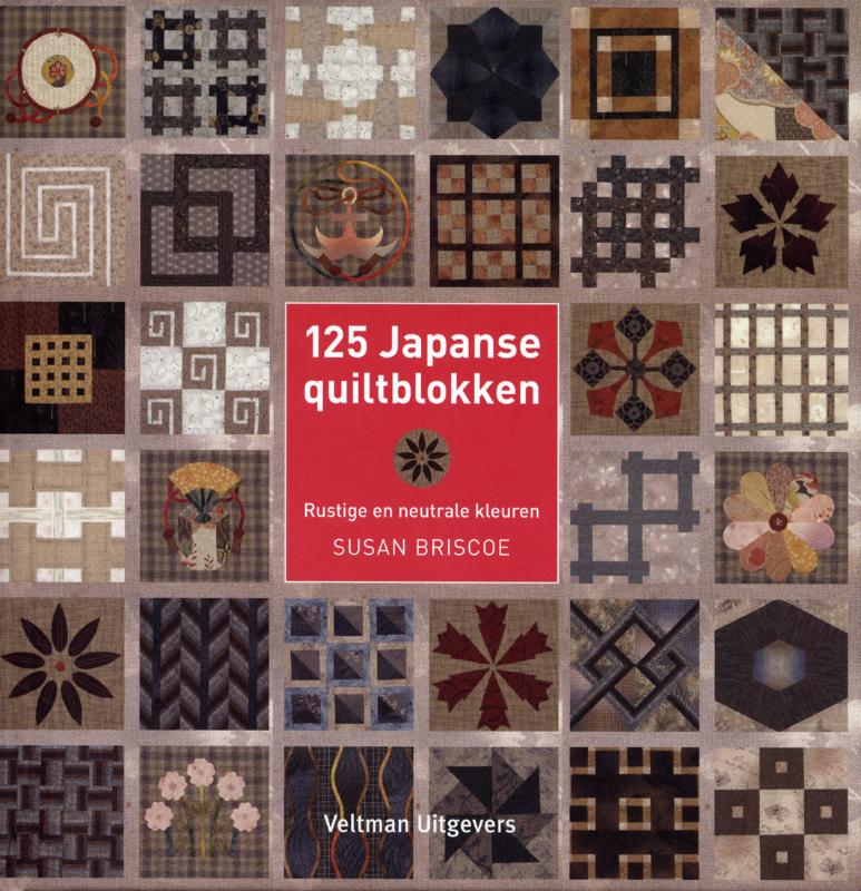 Omslag van 125 Japanse quiltblokken