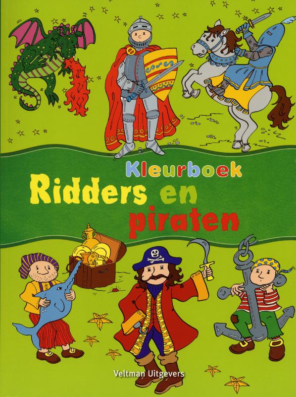Omslag van Kleurboek ridders en piraten