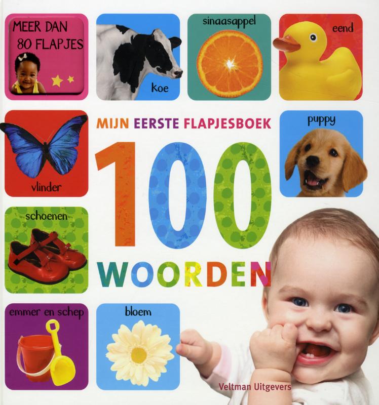 Omslag van Mijn eerste flapjesboek 100 woorden