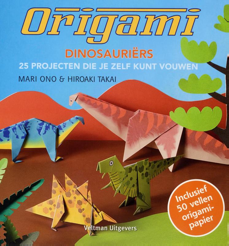 Omslag van Origami: dinosauriers