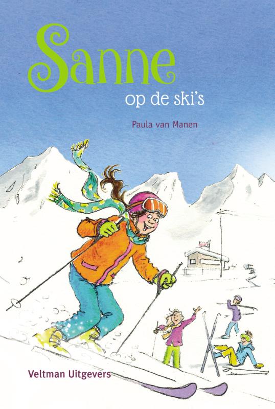 Omslag van Sanne op de ski's