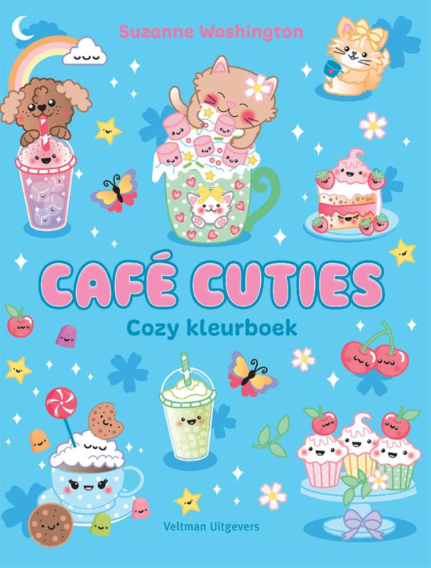 Omslag van Café Cuties - Cozy Kleurboek