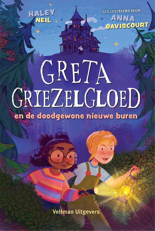 Omslag van Greta Griezelgloed en de doodgewone nieuwe buren