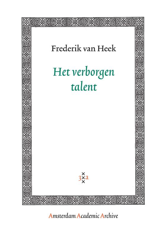 Omslag van Het verborgen talent