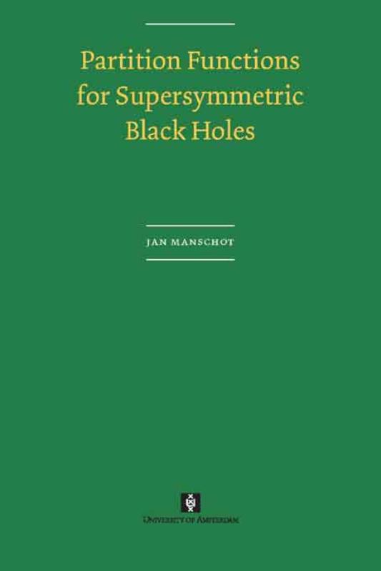 Omslag van Partition Functions for Supersymmetric Black Holes