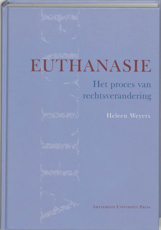 Omslag van Euthanasie