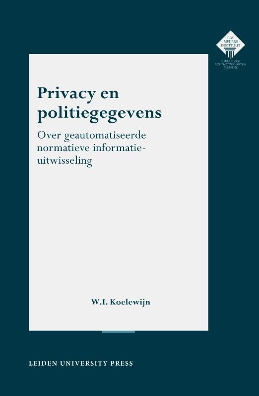 Omslag van Privacy en politiegegevens