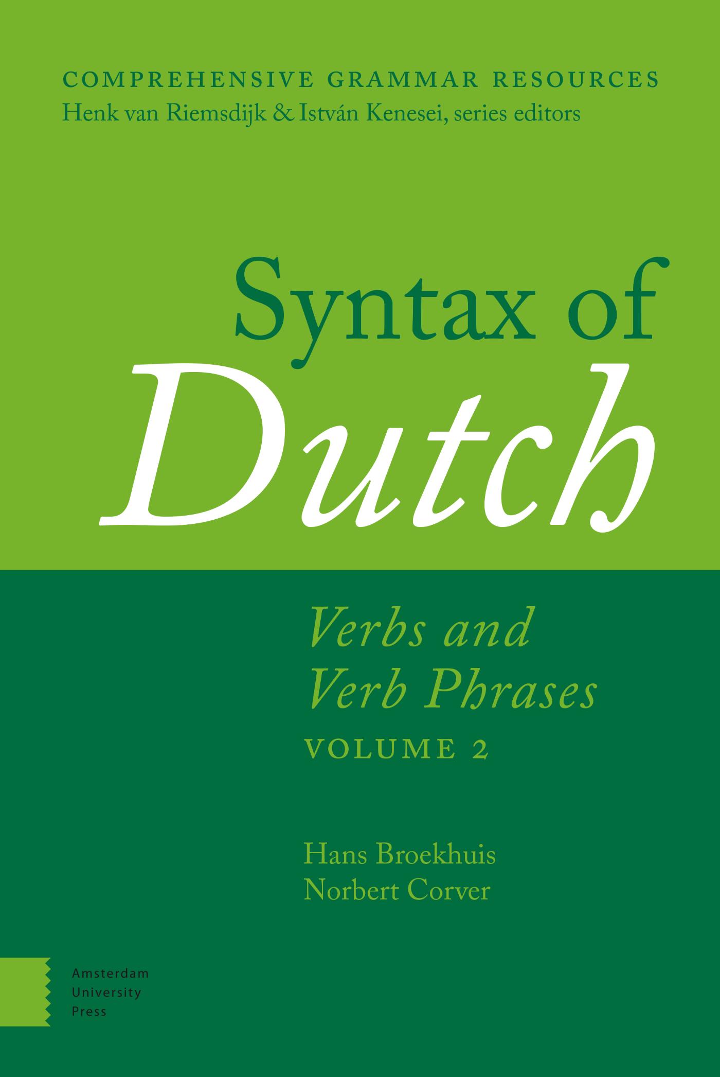 Omslag van Syntax of Dutch