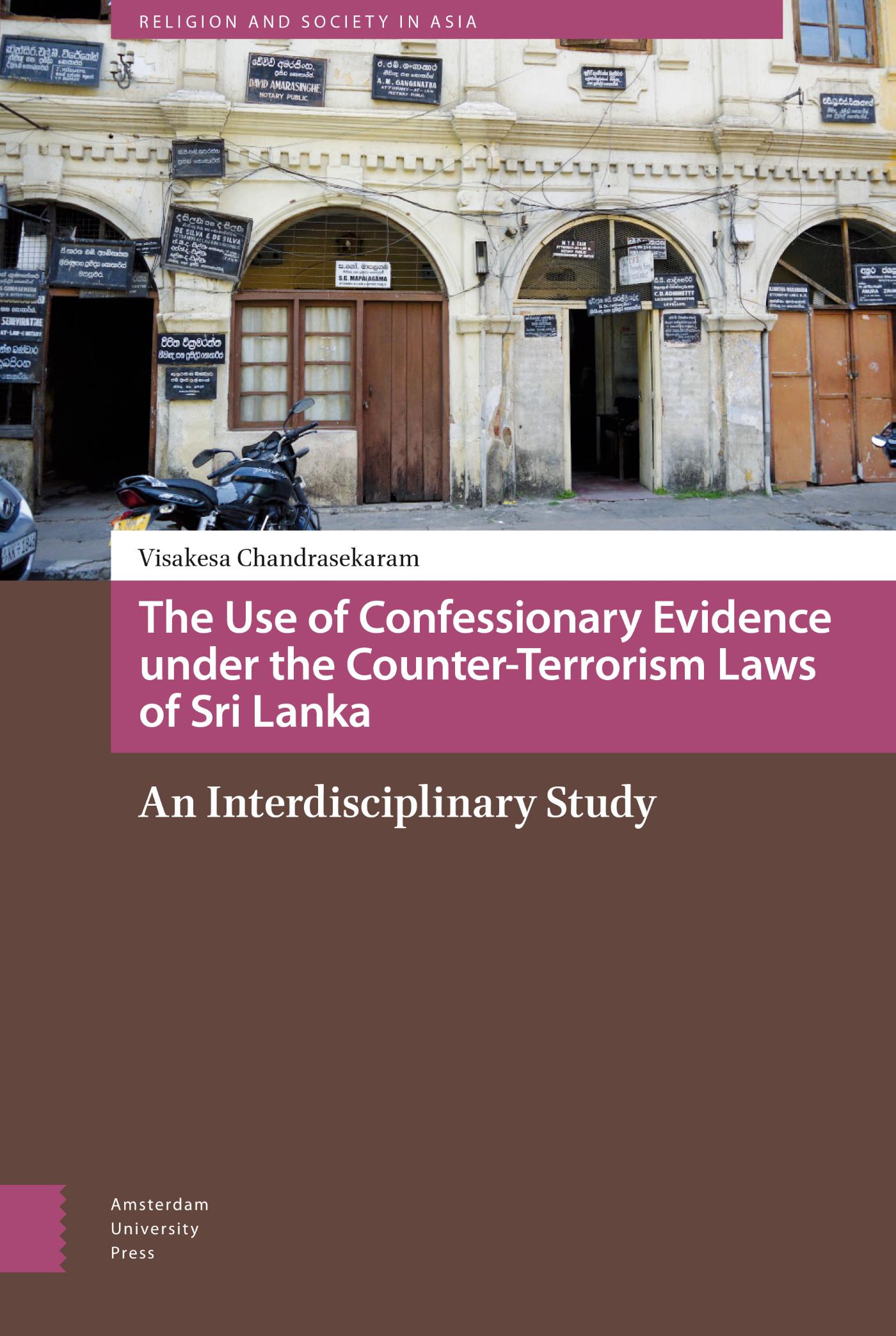 Omslag van The Use of Confessionary Evidence under the Counter-Terrorism Laws of Sri Lanka