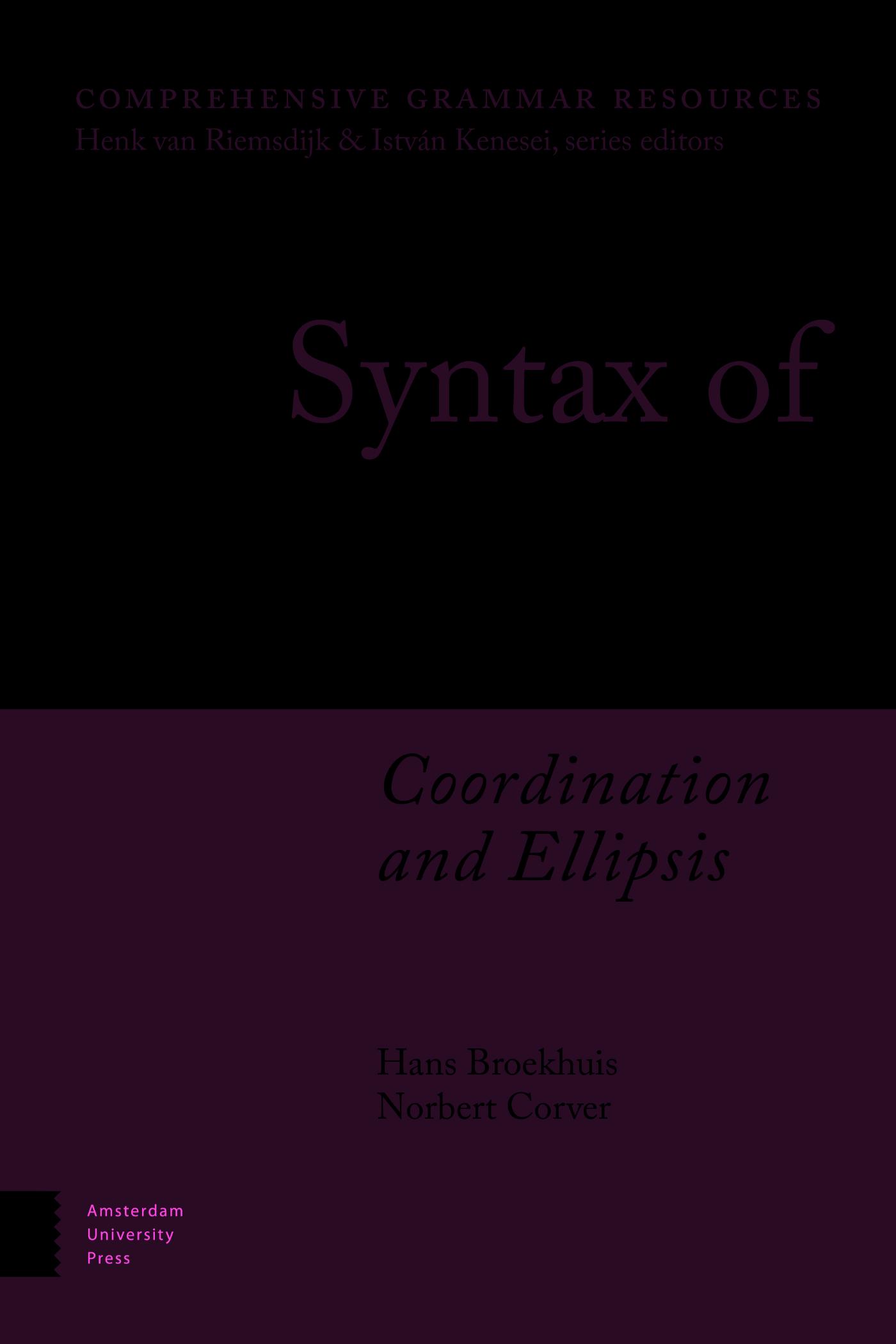 Omslag van Syntax of Dutch