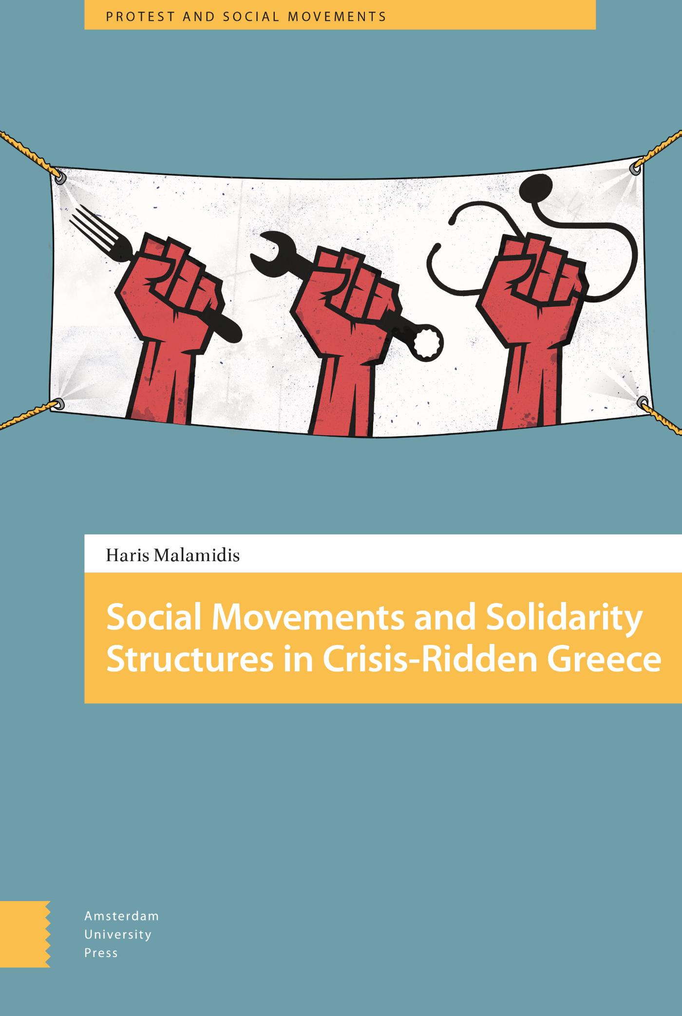 Omslag van Social Movements and Solidarity Structures in Crisis-Ridden Greece