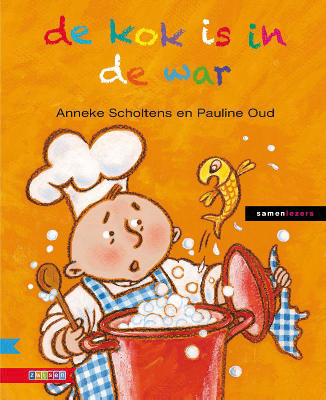 Omslag van de kok is in de war