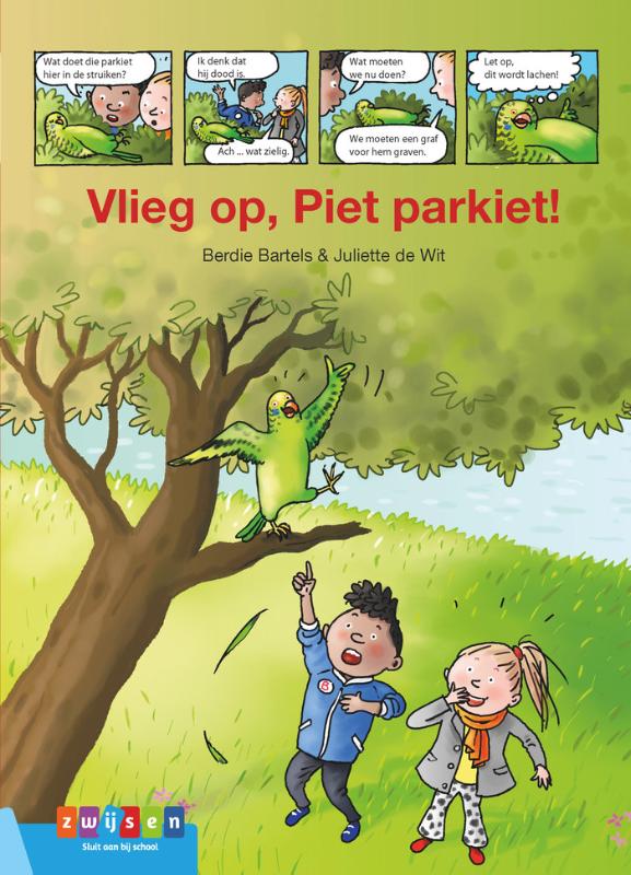 Omslag van Vlieg op, Piet Parkiet!