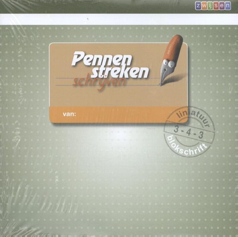 Omslag van Pennenstreken ed2 lijntjesschrift blokschrift 3-4-3 (5v)