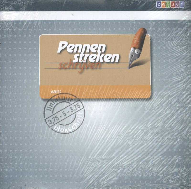 Omslag van Pennenstreken ed2 lijntjesschrift blokschrift 3,75-5-3,75 (5v)