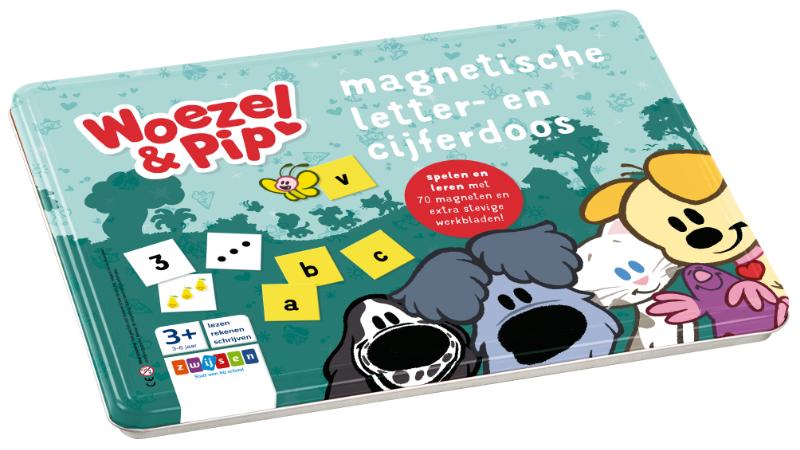 Omslag van Woezel & Pip magnetische letter- en cijferdoos
