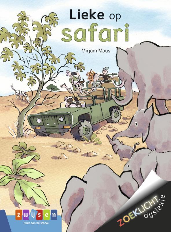 Omslag van Lieke op safari