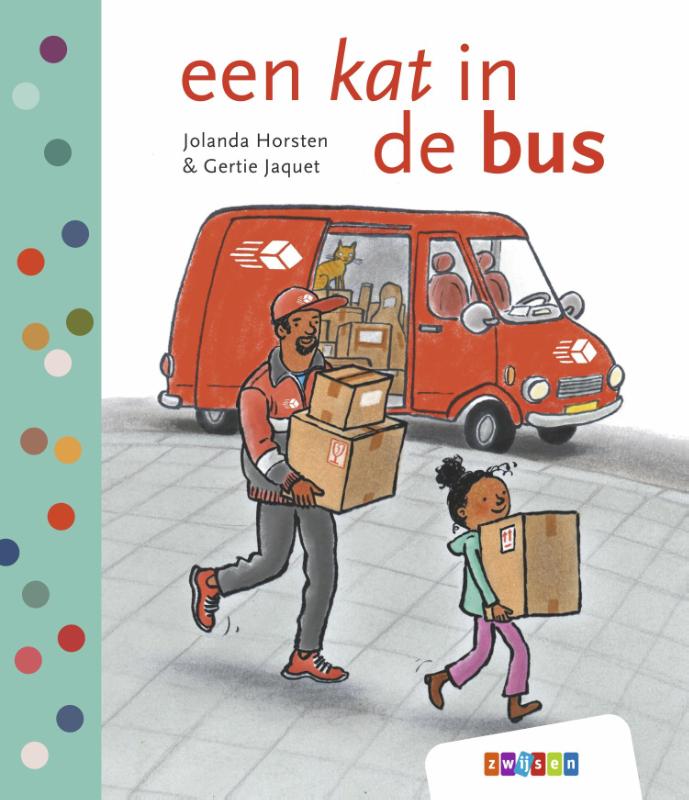Omslag van een kat in de bus
