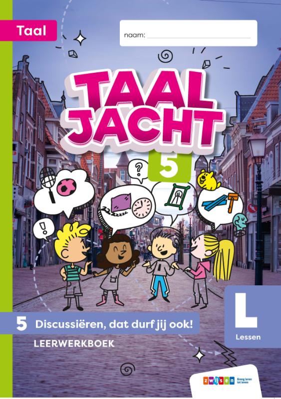Omslag van Taaljacht ed.1 gr5 lwb. taal blok5 (5v) (VROEG)
