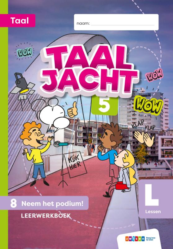 Omslag van Taaljacht ed.1 gr5 lwb. taal blok8 (5v) (VROEG)