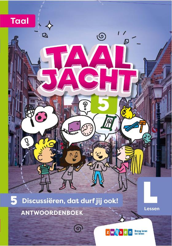 Omslag van Taaljacht ed.1 gr5 antwb. taal blok5-8 (VROEG)