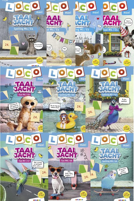 Omslag van Loco maxi pakket Taaljacht (10 boekjes)
