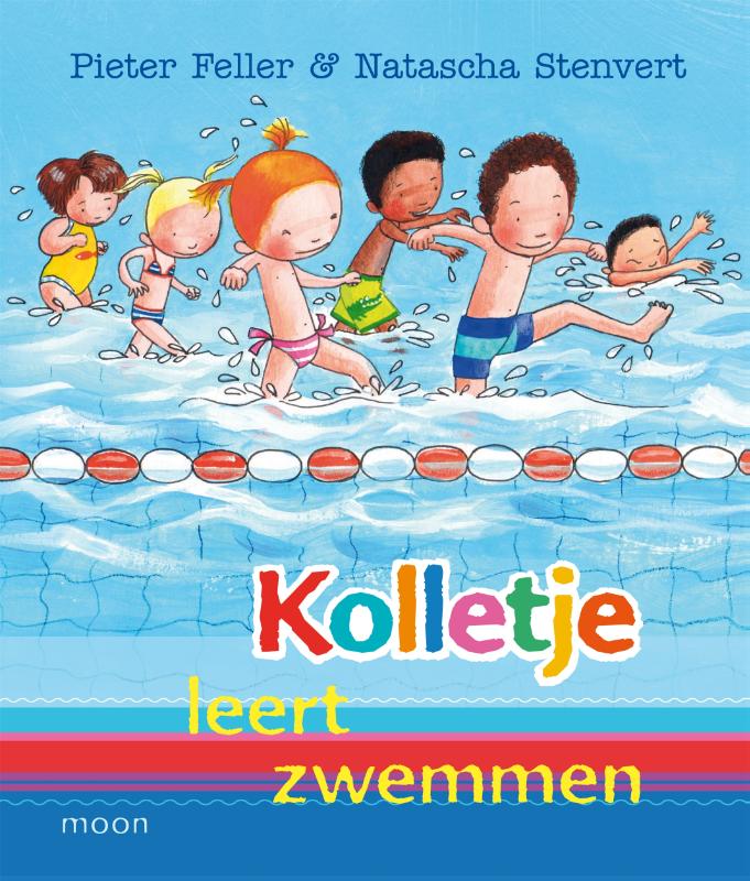 Omslag van Kolletje leert zwemmen