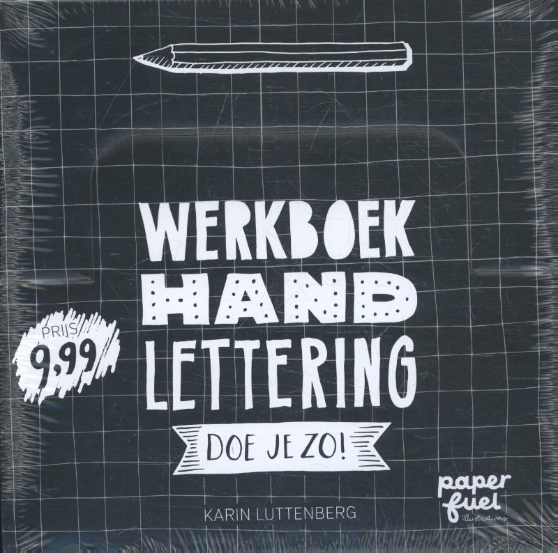 Omslag van Werkboek Handlettering doe je zo!