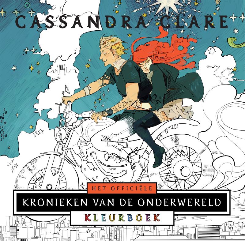 Omslag van Het officiële Kronieken van de Onderwereld kleurboek