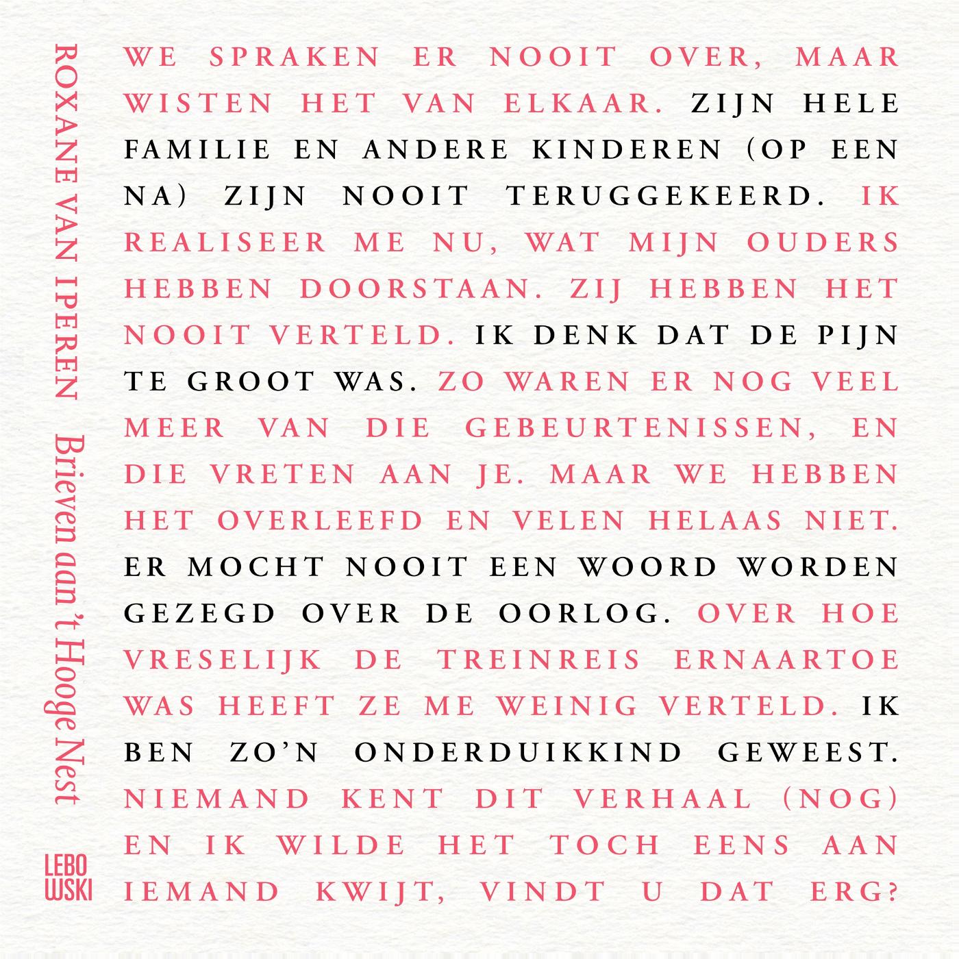 Omslag van Brieven aan 't Hooge Nest