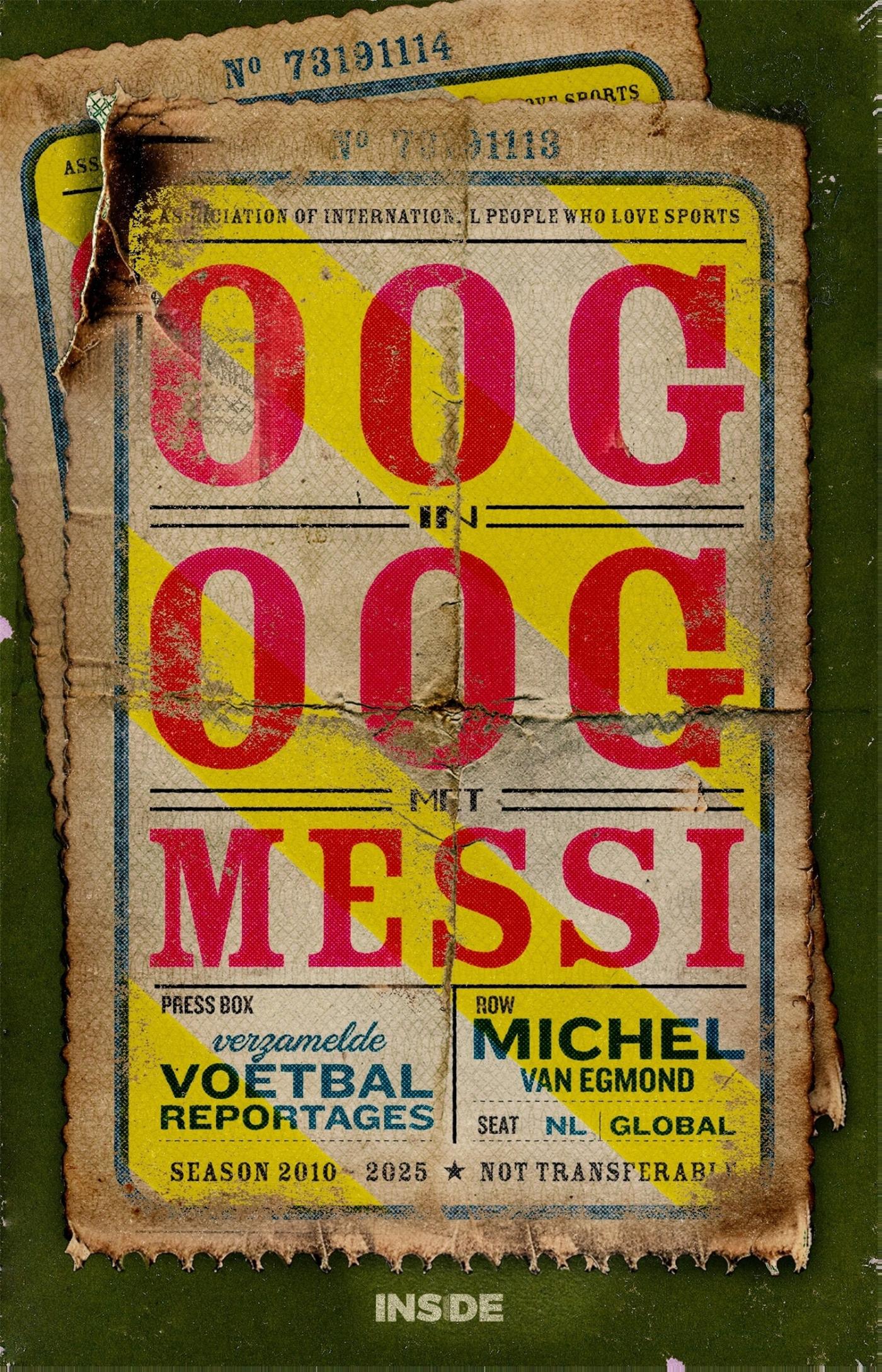 Omslag van Oog in oog met Messi