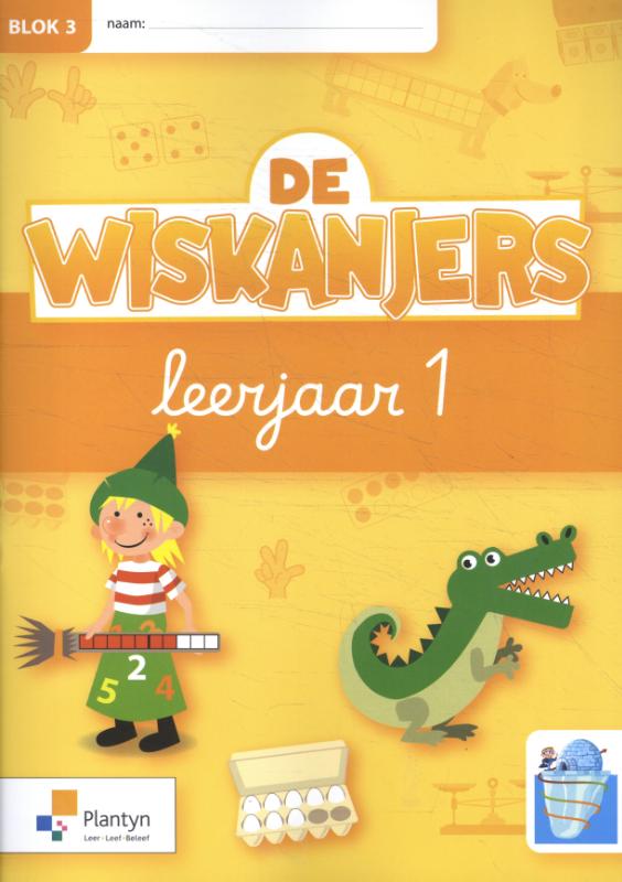 Omslag van De Wiskanjers (IJsbergversie) 1 Werkboek Blok 3
