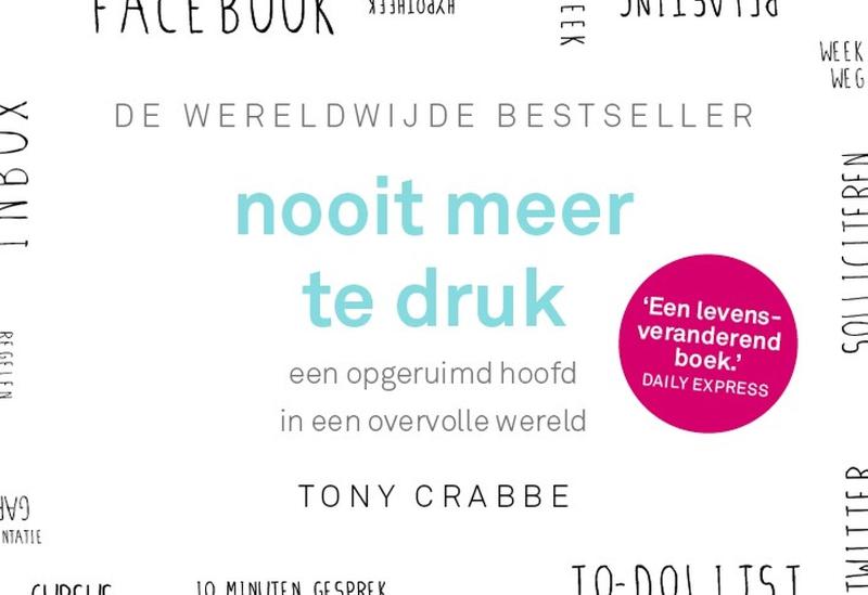Omslag van Nooit meer te druk