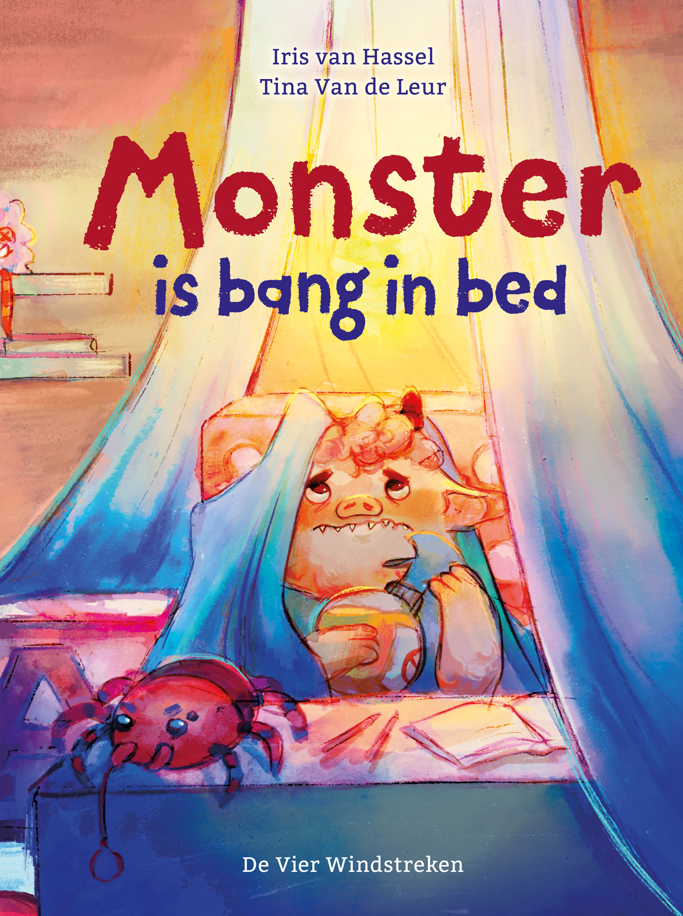 Omslag van Monster is bang in bed