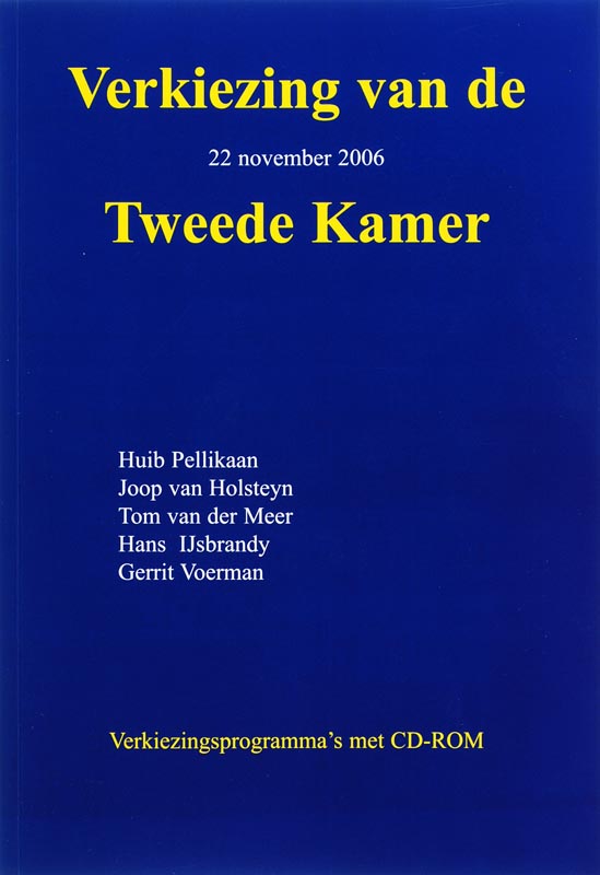Omslag van Verkiezing van de Tweede Kamer der Staten Generaal 22 november 2006