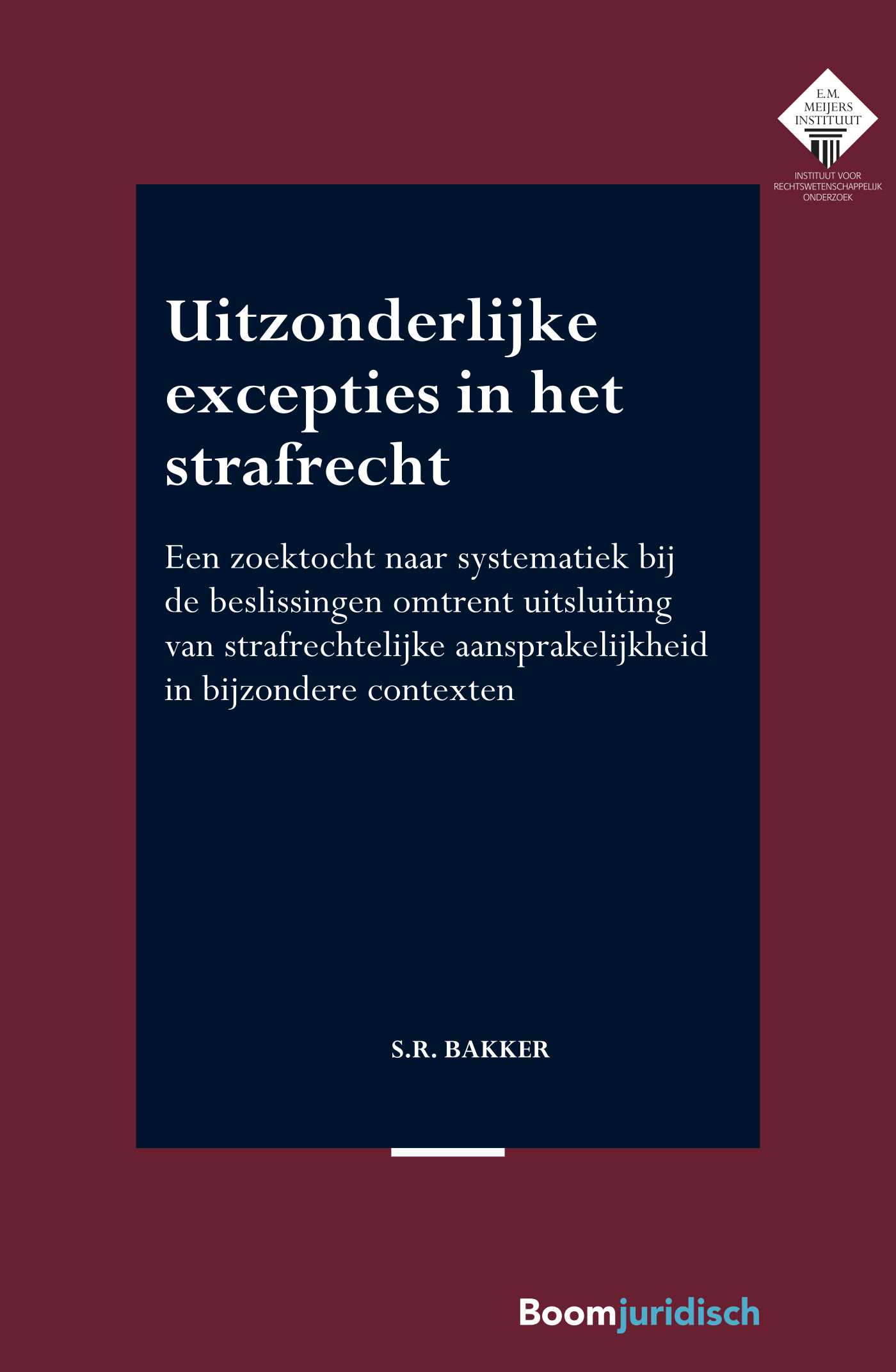 Omslag van Uitzonderlijke excepties in het strafrecht